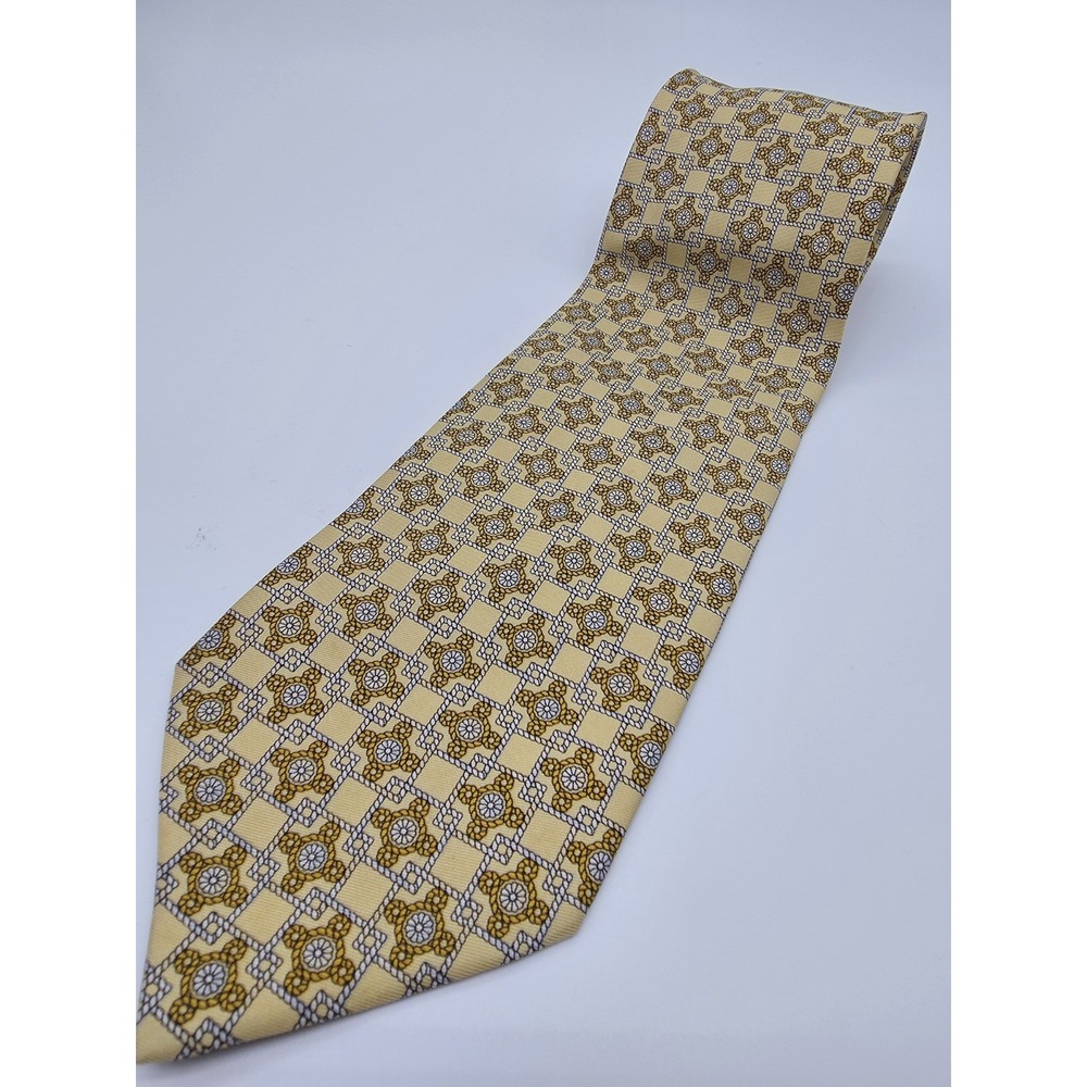 VTG St Dupont Handmade 100% Silk Extra Long Multicolor Tie 62" x 3.75"